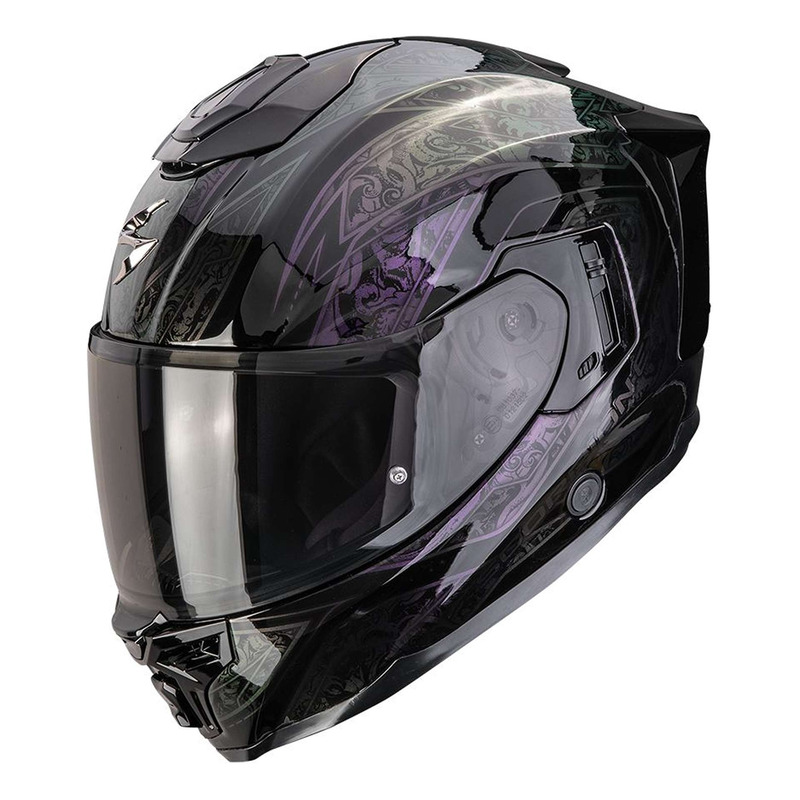 Casque intégral Scorpion Exo-1500 Air Fantasy noir/caméléon