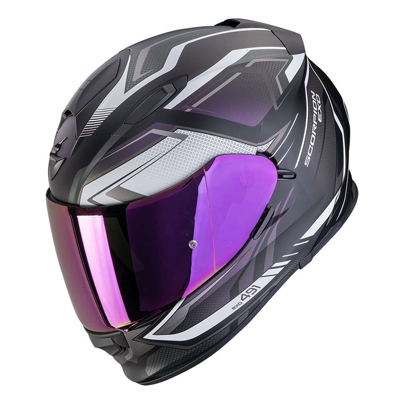 Casque intégral Scorpion Exo-491 Zumo noir/caméléon mat