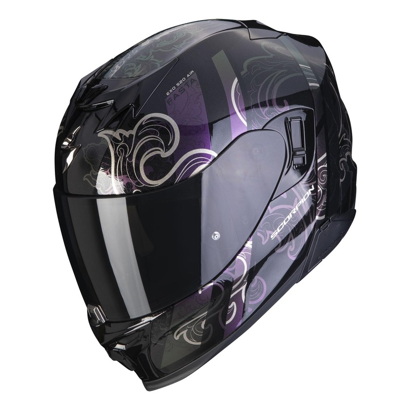 Casque intégral Scorpion EXO-520 Air Fasta noir caméléon- XS