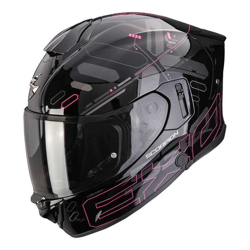 Casque intÃ©gral Scorpion Exo-530 Air Fond noir/rose- 2XS