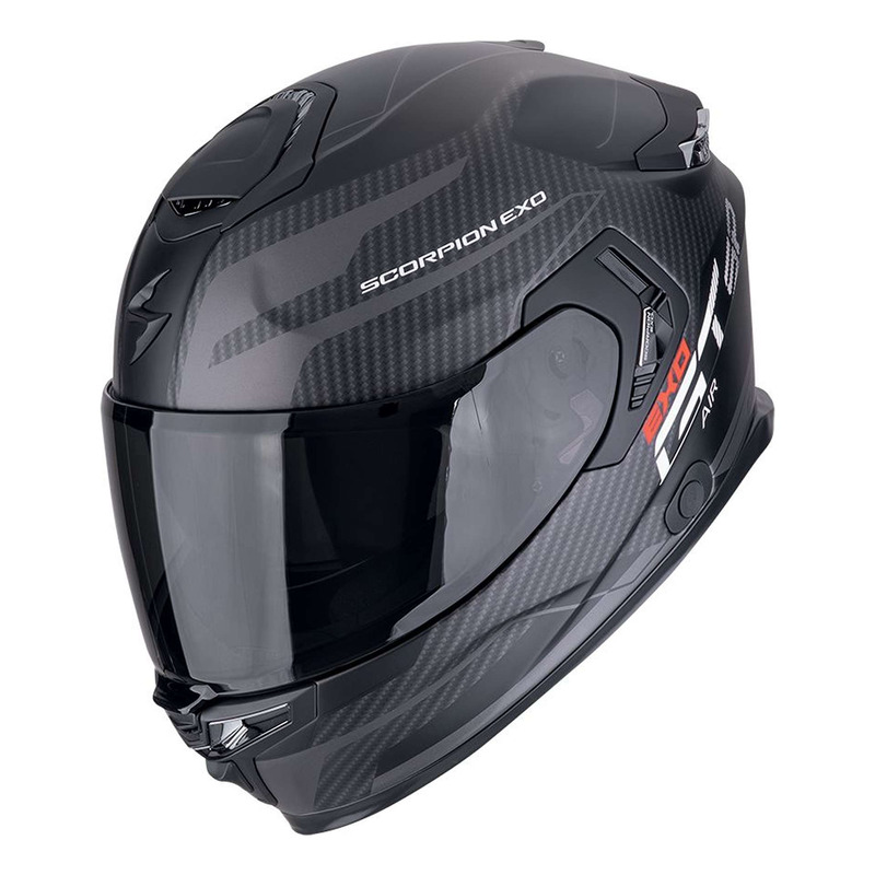 Casque intégral Scorpion Exo-GT SP Air Flex matt black/silver