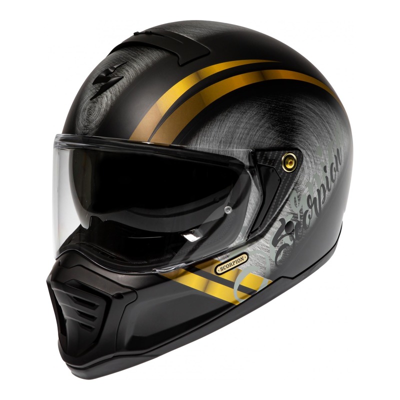 Casque intégral Scorpion EXO-HX1 Mat noir/or- XS