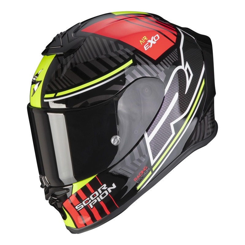 Casque intégral Scorpion EXO-R1 Air Victory noir/argent/rouge- XS