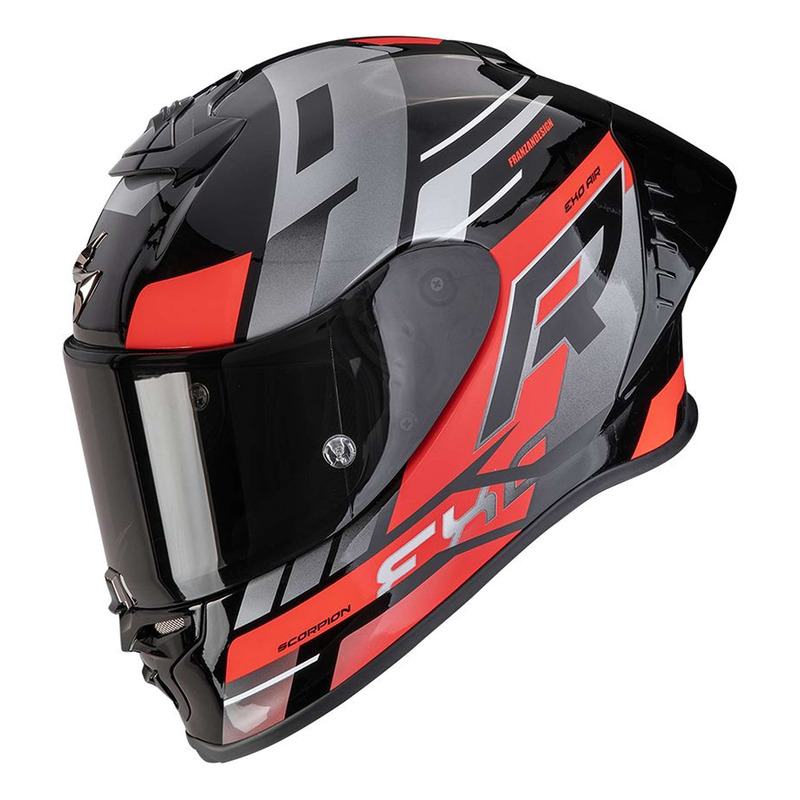 Casque intégral Scorpion Exo-R1 Evo II Adrenaline noir/rouge/argent
