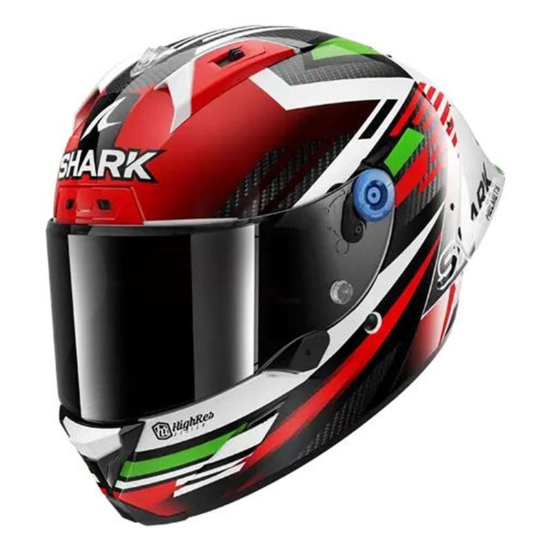 Casque intégral Shark Aeron-GP FIM Racing Firstlap carbon/red/green