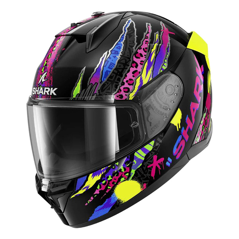 Casque intégral Shark D-Skwal 3 Fawn black/violet/yellow