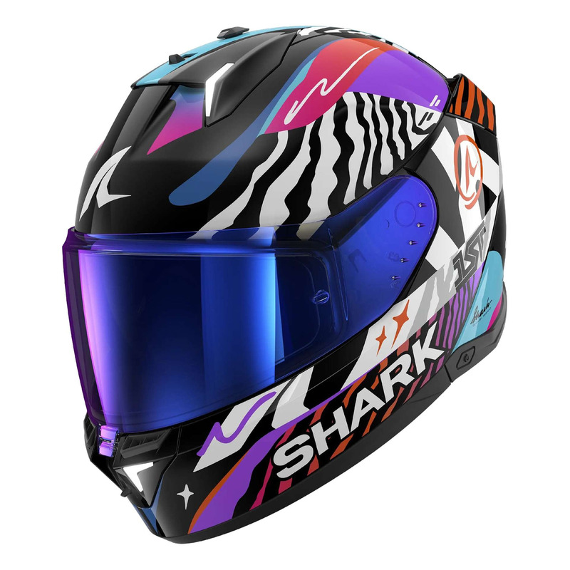 Casque intégral Shark i3 Speed Fancy black/white/orange