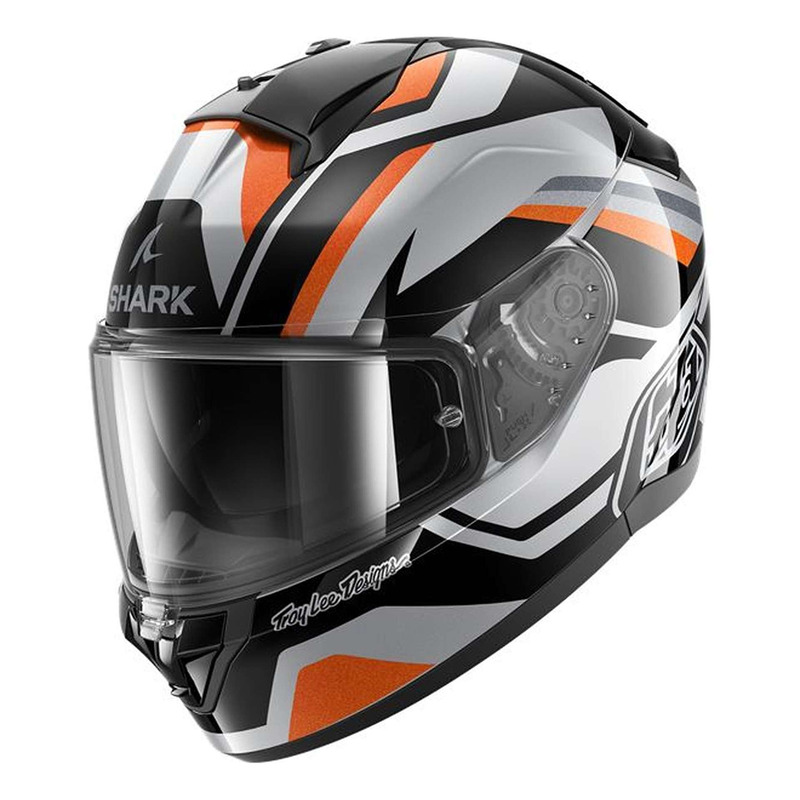 Casque intÃ©gral Shark Ridill 2 Apex silver/black/orange- XS