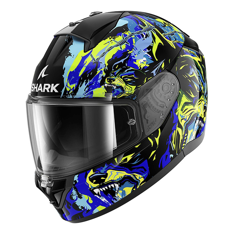 Casque intÃ©gral Shark Ridill 2 Racing Beast black/blue/green- S