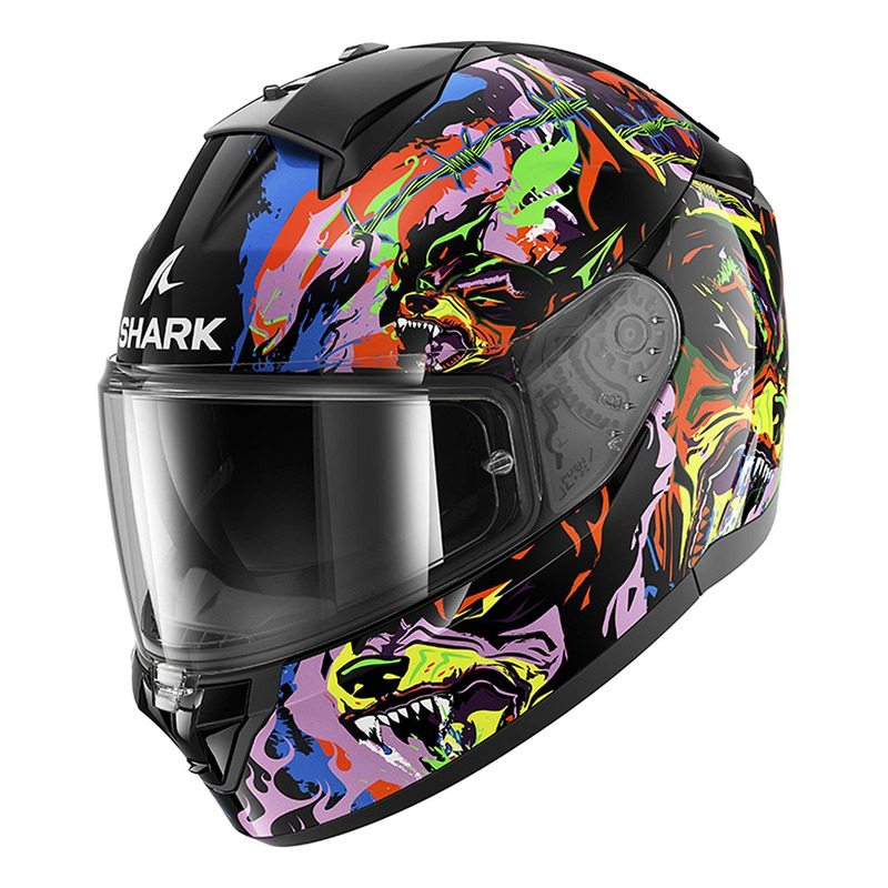 Casque intÃ©gral Shark Ridill 2 Racing Beast black/violet/yellow- XS