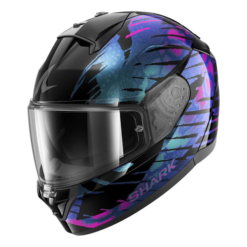 Casque intégral Shark Ridill 2 Reptaia black/violet glitter