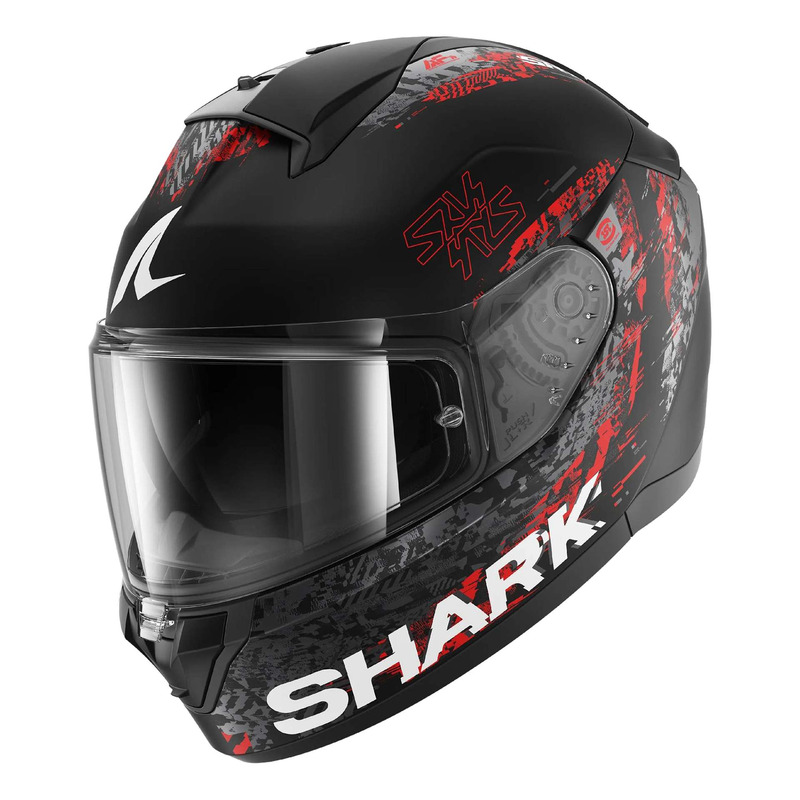 Casque intégral Shark Ridill 2 Speed-Vib black/anthracite/red mat