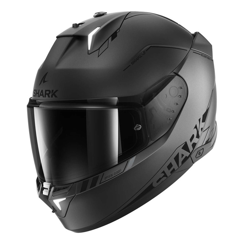 Casque intégral Shark Skwal i3 Blank SP anthracite/noir/argent mat- X
