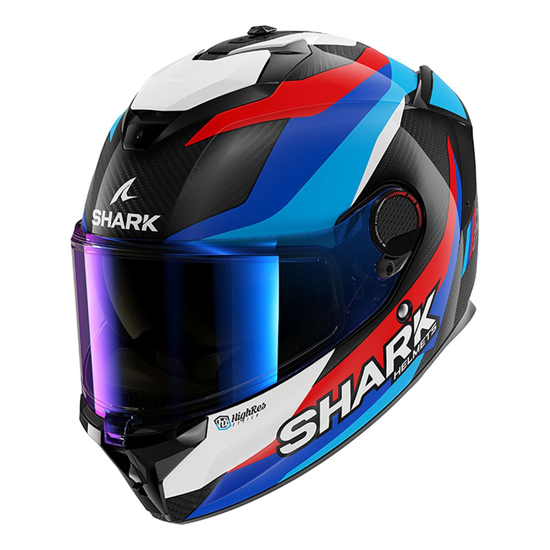 Casque intÃ©gral Shark Spartan GT Pro Carbon Guintoli carbone/blue/red