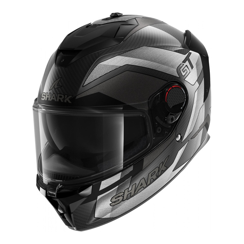 Casque intégral Shark Spartan GT Pro Carbon Ritmo carbone/argent/chro
