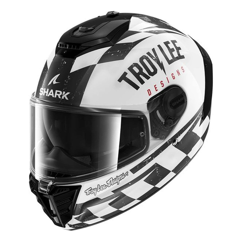 Casque intÃ©gral Shark Spartan RS Raceshop white/black/red- XS