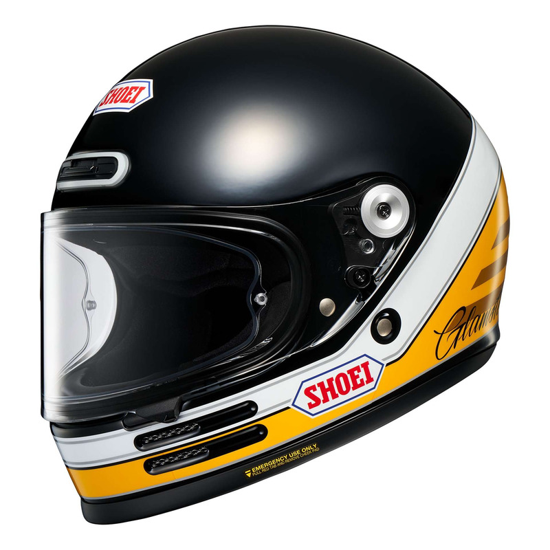 Casque intégral Shoei Glamster 06 Abiding TC-3 noir/jaune/blanc