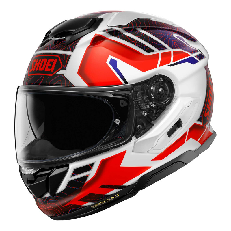 Casque intégral Shoei GT-Air 3 Hike TC-10 noir/blanc/rouge