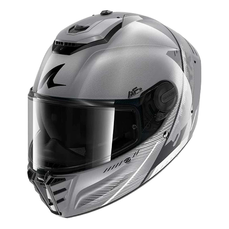 Casque intégral Skark Spartan RS Speed-Tech silver/white/black