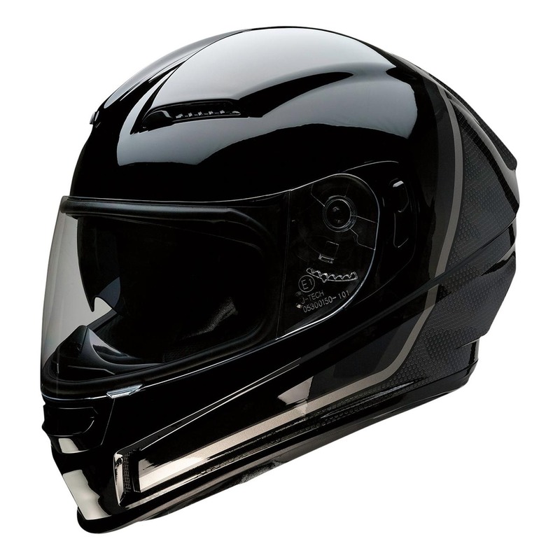 Casque intégral Z1R Jackal Kuda noir/gris brillant- S