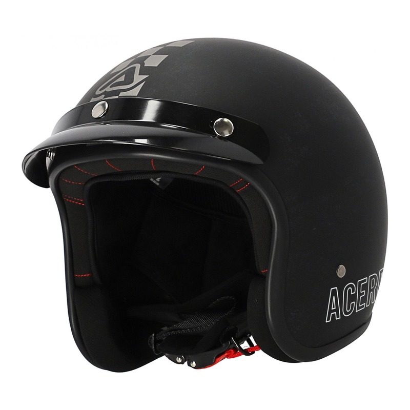Casque jet Acerbis Skodela bleu/gris- XS