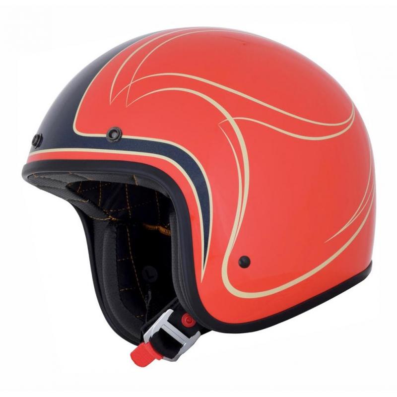 Casque jet AFX FX76 CLAYMORE orange/bleu- XS