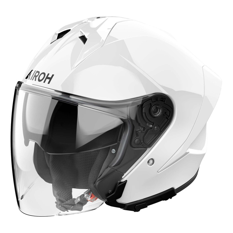 Casque jet Airoh H 21 Color white gloss