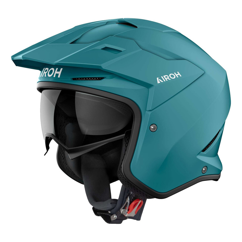 Casque jet Airoh Kombakt Color petrol green mat- XS