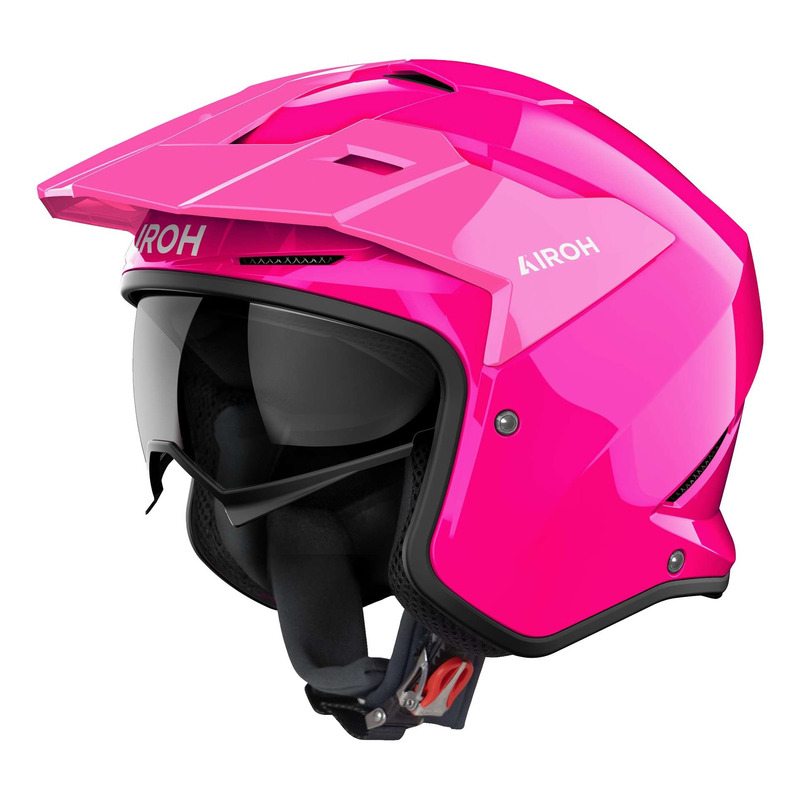 Casque jet Airoh Kombakt Color pink gloss- XS