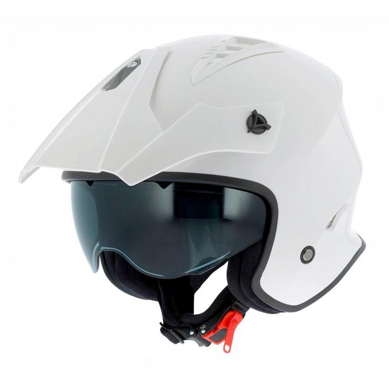 Casque jet Astone MINI CROSS Monocolor blanc- XS