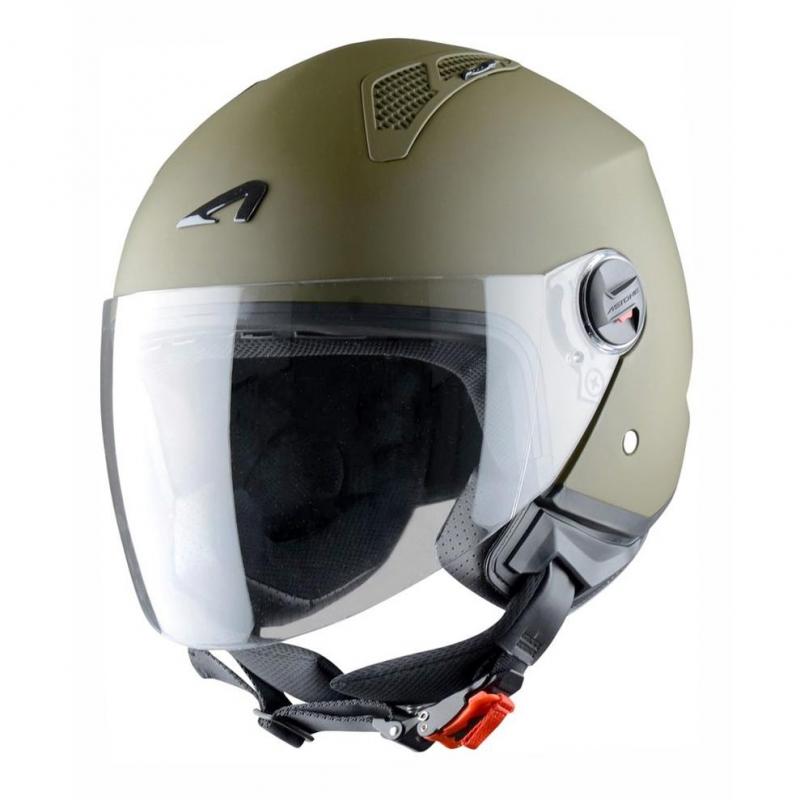 Casque Jet Astone Minijet Monocolor Army- XS