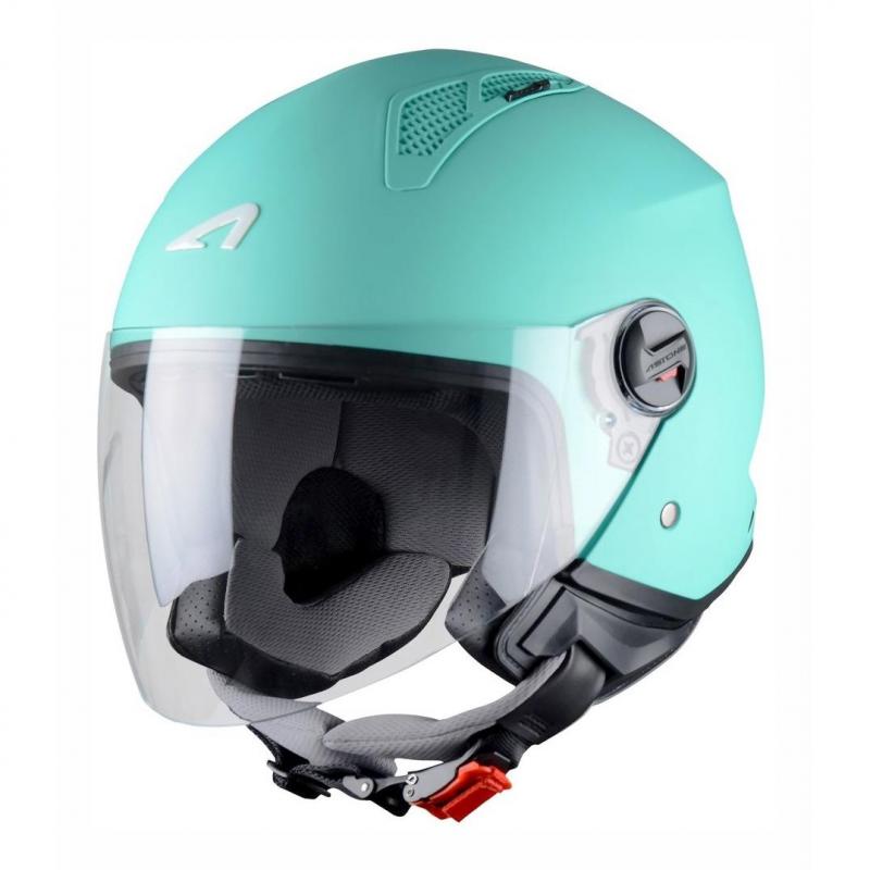 Casque Jet Astone Minijet Monocolor Mint- XS