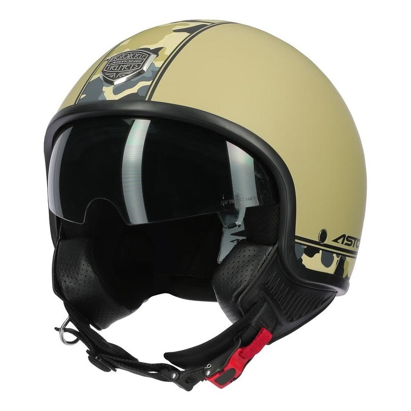Casque jet Astone Minijet S 66 Camo beige mat- XS