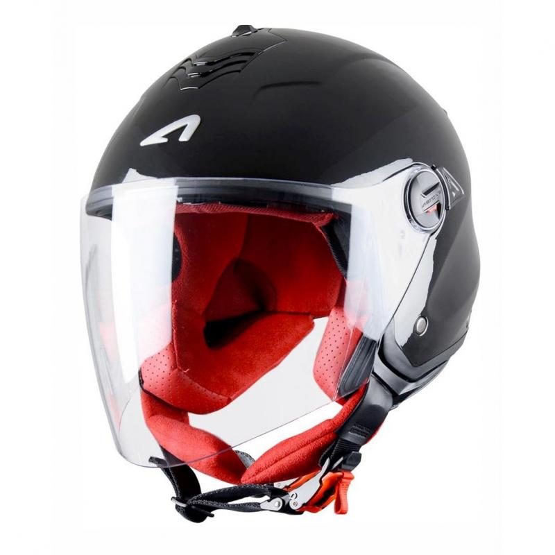 Casque Jet Astone Minijet S Monocolor noir gloss- XS