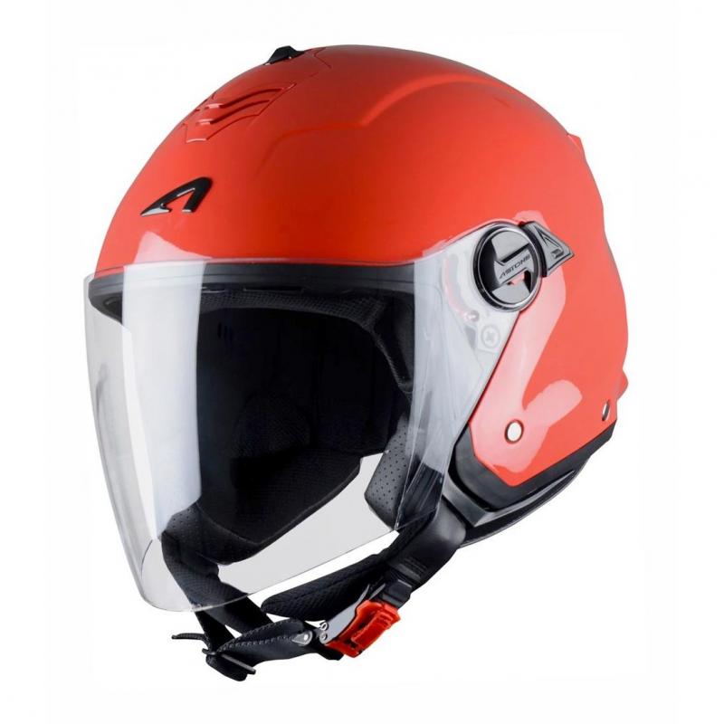 Casque Jet Astone Minijet S Monocolor rouge- XS