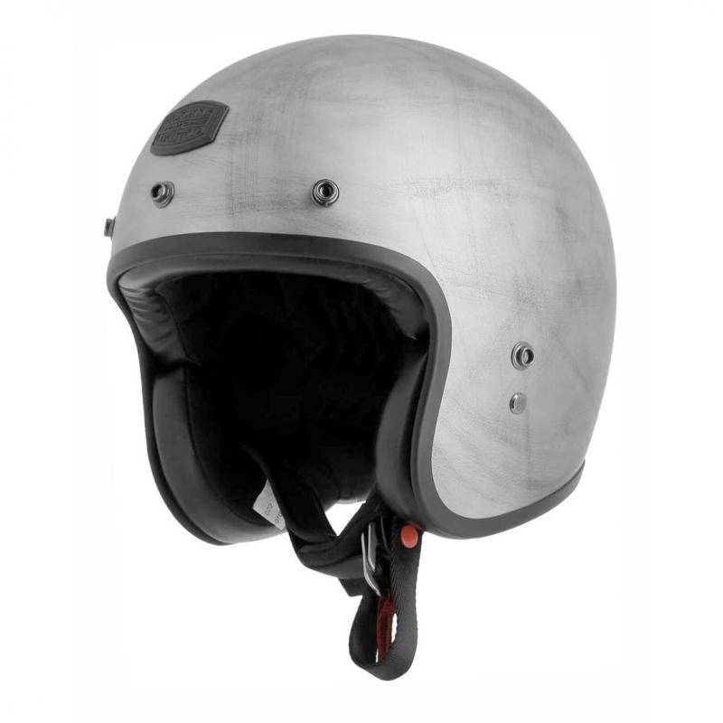 Casque jet Astone VINTAGE BELLAIR mat gris- XS