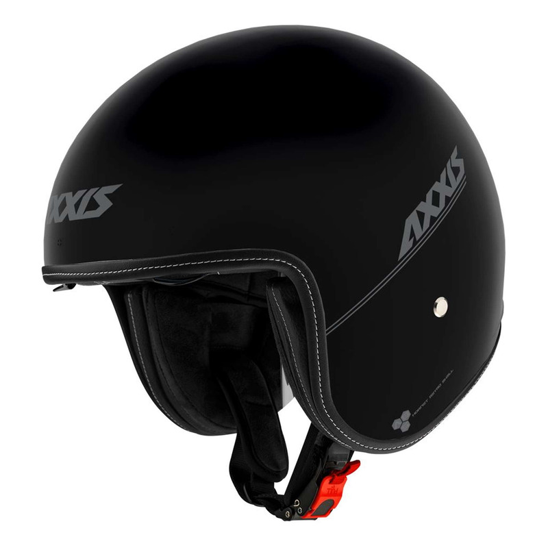 Casque jet Axxis Hornet SV noir mat (ECE 22.05)- M