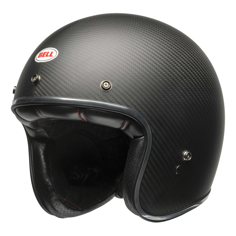 Casque jet Bell Custom 500 Carbon matte black