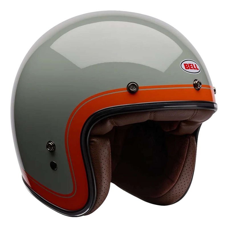 Casque jet Bell Custom 500 Crate gris pierre