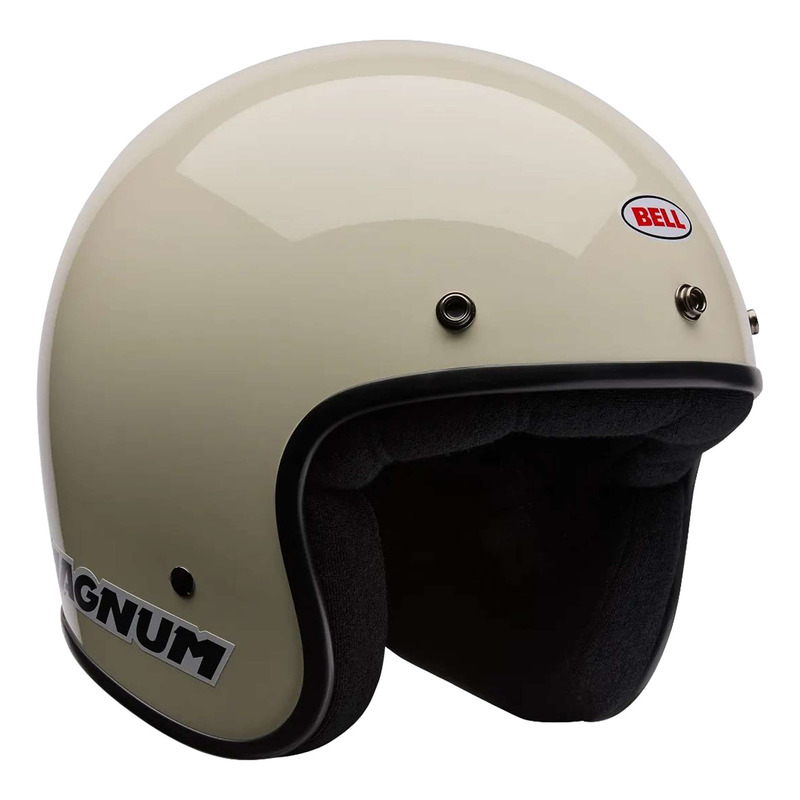 Casque jet Bell Magnum Solid vintage white