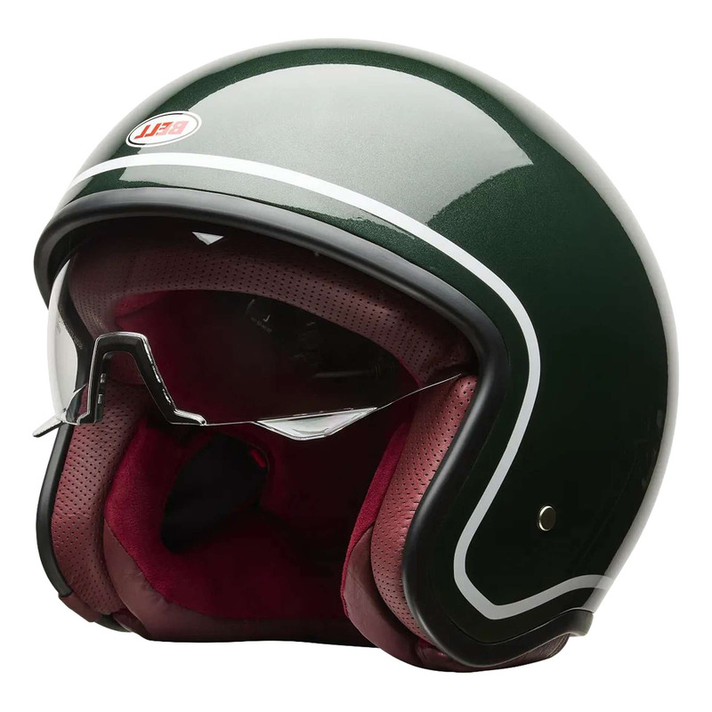 Casque jet Bell TX-501 Classic émeraude