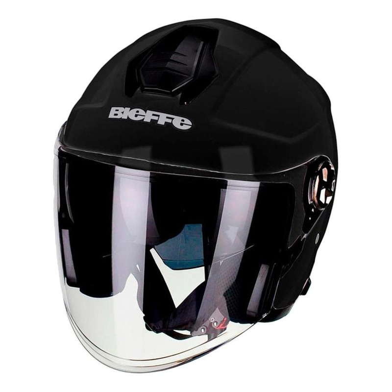Casque jet Bieffe double écran noir mat- XS