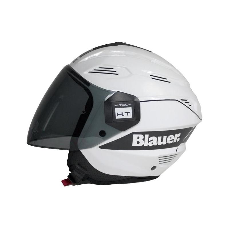 Casque jet Blauer Bratt blanc/noir- XXS