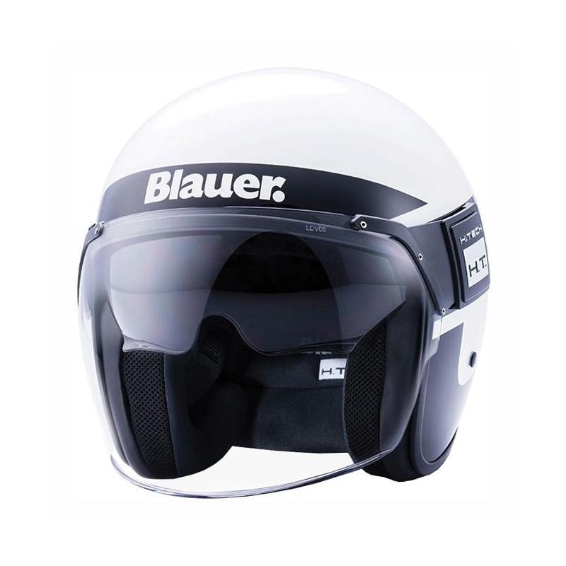 Casque jet Blauer POD Stripes noir/blanc- S