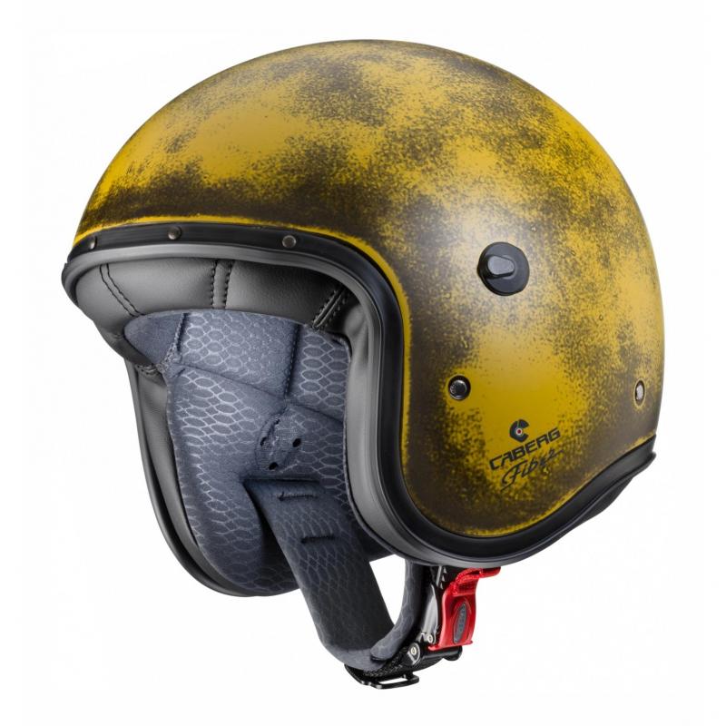 Casque jet Caberg Freeride jaune brossé- XS