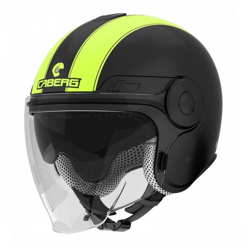 Casque Moto Jet City Homologu/é ECE 22-05 Double Visi/ère Scooter Gris Mat L
