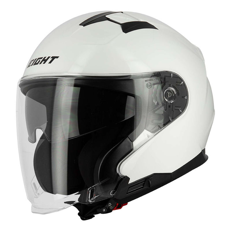 Casque jet Eight S771 Blake blanc