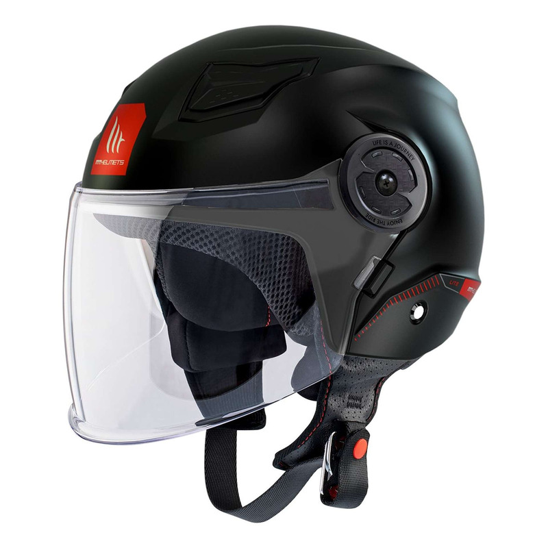 Casque jet enfant MT Helmets Lite Solid matt black- Y-S