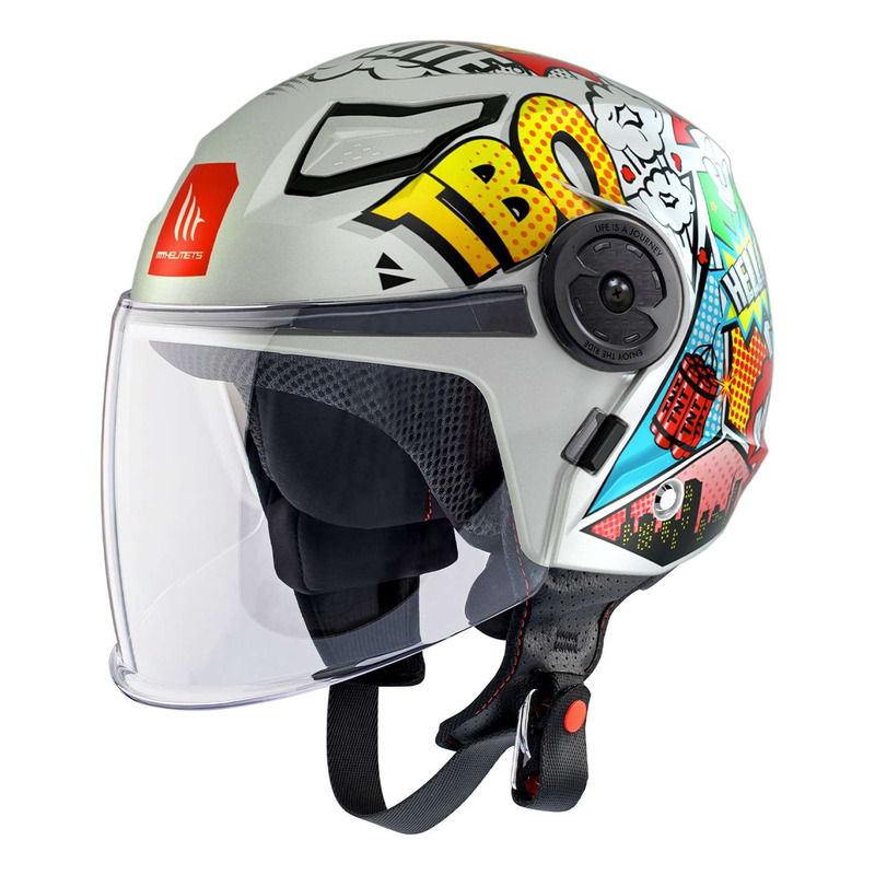 Casque jet enfant MT Helmets Lite TBO gloss  - Y-S