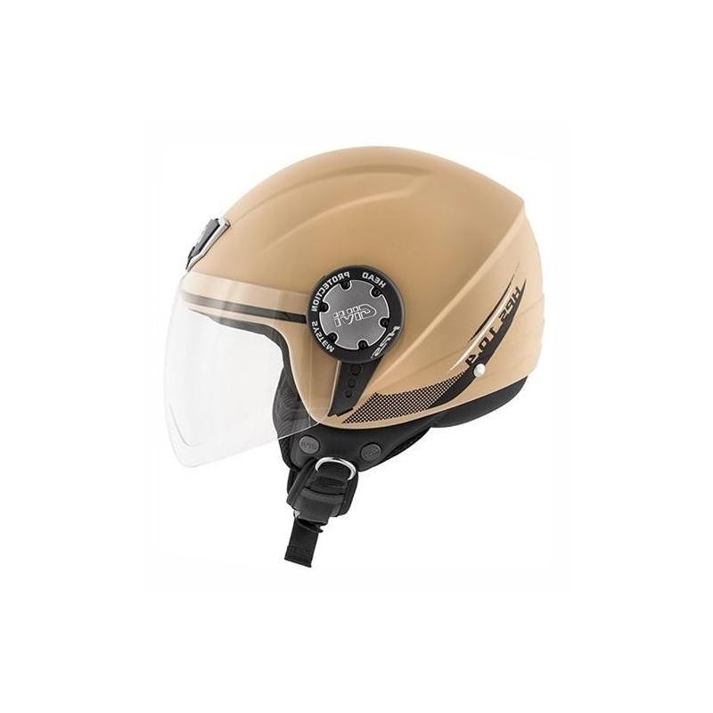Casque jet Givi 10.4F Solid Color sable mat- S/56